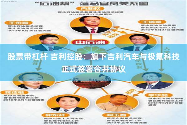 股票带杠杆 吉利控股：旗下吉利汽车与极氪科技正式签署合并协议