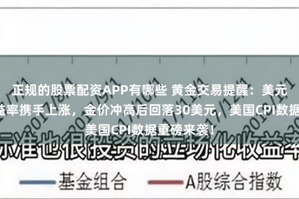 正规的股票配资APP有哪些 黄金交易提醒：美元和美债收益率携手上涨，金价冲高后回落30美元，美国CPI数据重磅来袭！