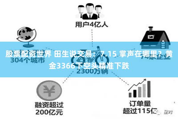 股票配资世界 田生说交易：7.15 掌声在哪里？黄金3366下空头精准下跌