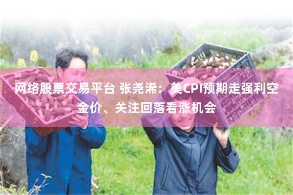 网络股票交易平台 张尧浠：美CPI预期走强利空金价、关注回落看涨机会
