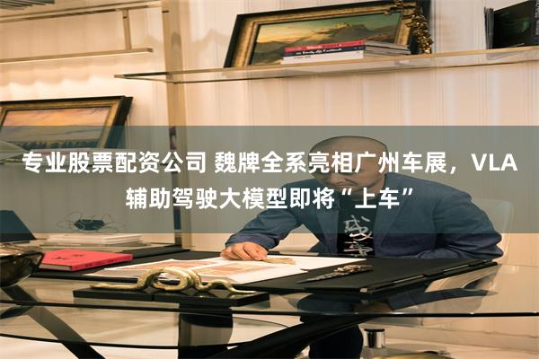 专业股票配资公司 魏牌全系亮相广州车展，VLA辅助驾驶大模型即将“上车”