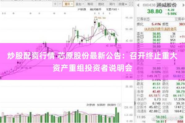 炒股配资行情 芯原股份最新公告：召开终止重大资产重组投资者说明会