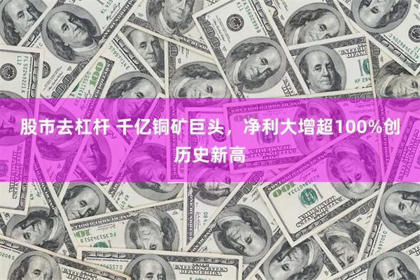 股市去杠杆 千亿铜矿巨头，净利大增超100%创历史新高